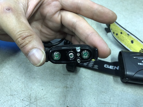 GENTOS　LEDヘッドライト　修理9
